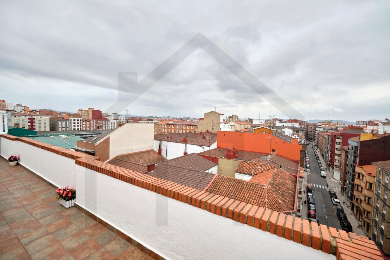 Espectacular Atico A Un Paso Del Centro De Gijon Panzió Kültér fotó